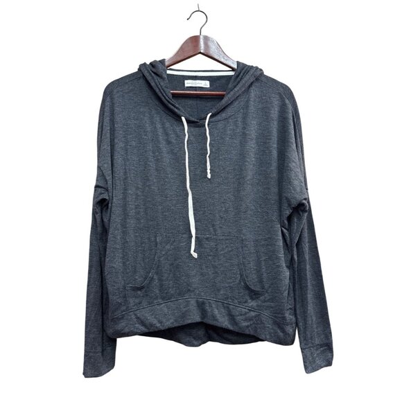 Abercrombie & Fitch Womens Charcoal Gray Hoodie Size L - Picture 1 of 9